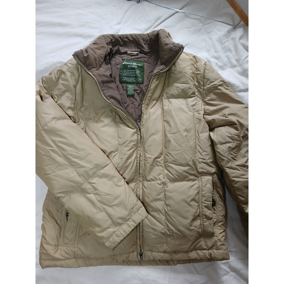 Vtg Eddie Bauer Goose Down Quilted Puffer Jacket Men's Sz Medium